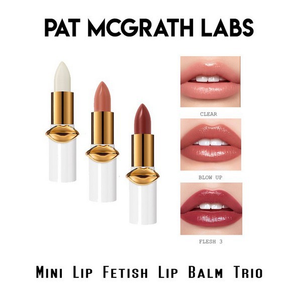 Set son dưỡng Pat McGrath Labs Lust Mini Lip Fetish Lip Balm Trio