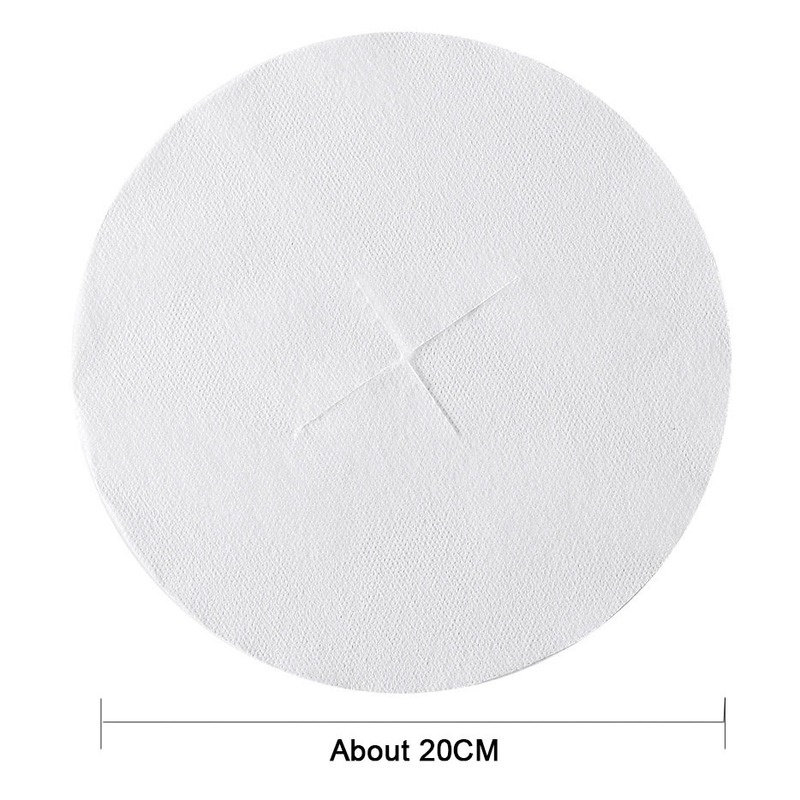 Set 12 Giấy Thấm Dầu Hình Tròn Màu Trắng Dùng Một Lần Tiện Dụng Cho Nhà Bếp