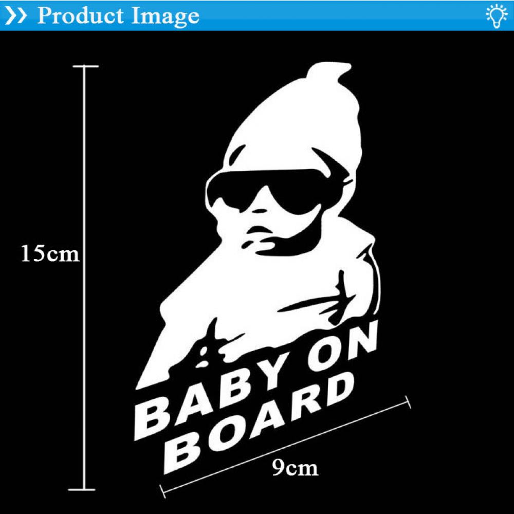 Decal Dán Xe Hơi Chữ Baby On Board