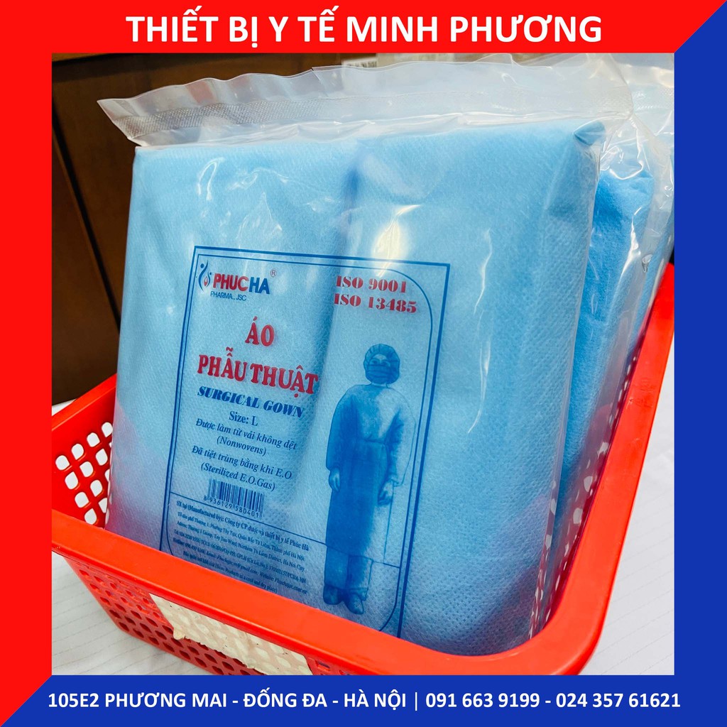 Áo phẫu thuật giấy Phúc Hà sử dụng một lần