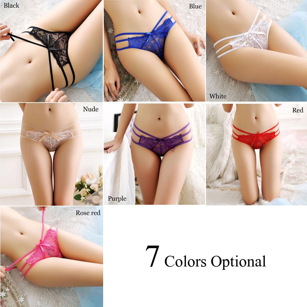 Quần Lót Siêu Mỏng Co Giãn Đính Nơ Quyến Rũ Thời Trang