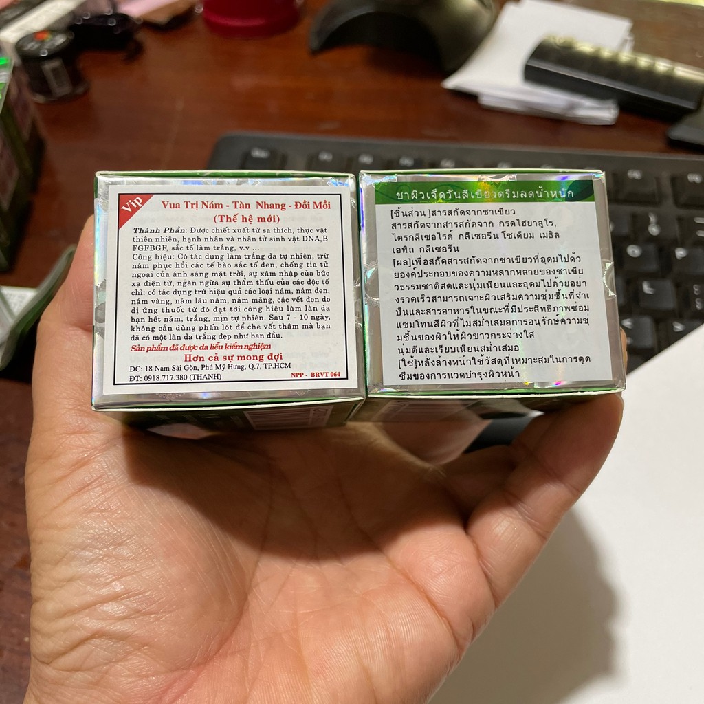 Kem trắng da Greentea THUYLINH