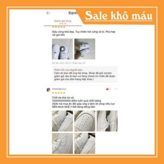 (FREESHIP + ẢNH THẬT ) Giày AF1 Force full trắng | BigBuy360 - bigbuy360.vn