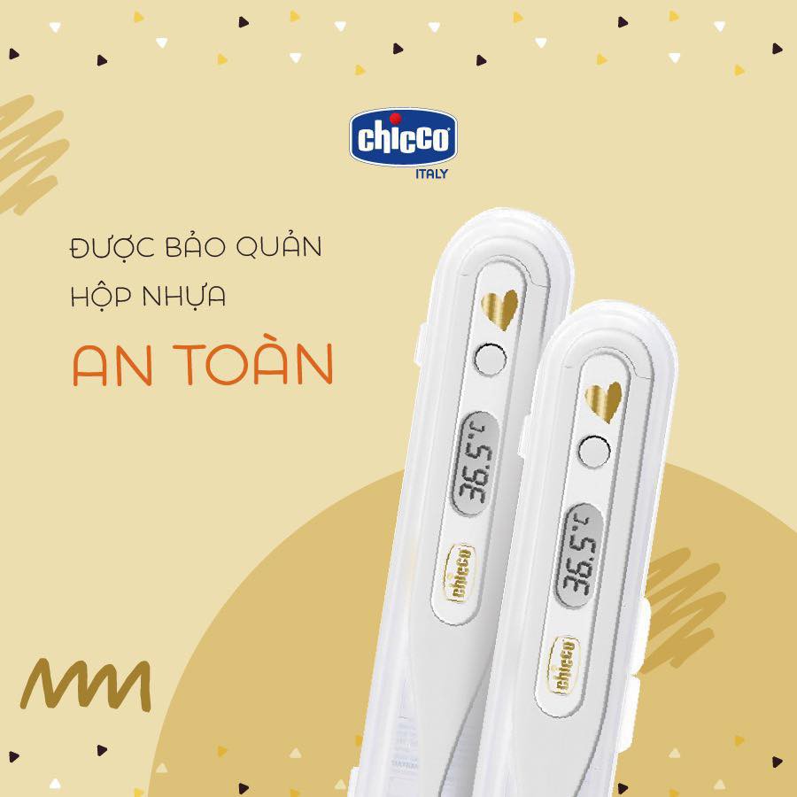 Nhiệt kế điện tử 3 in 1 Chicco đo nhiệt độ cơ thể bé (giao hàng màu ngẫu nhiên)