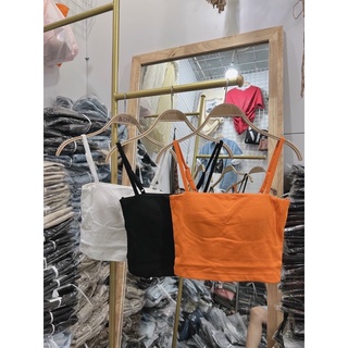 ÁO 2 DÂY CROPTOP SẴN LÓT NGỰC