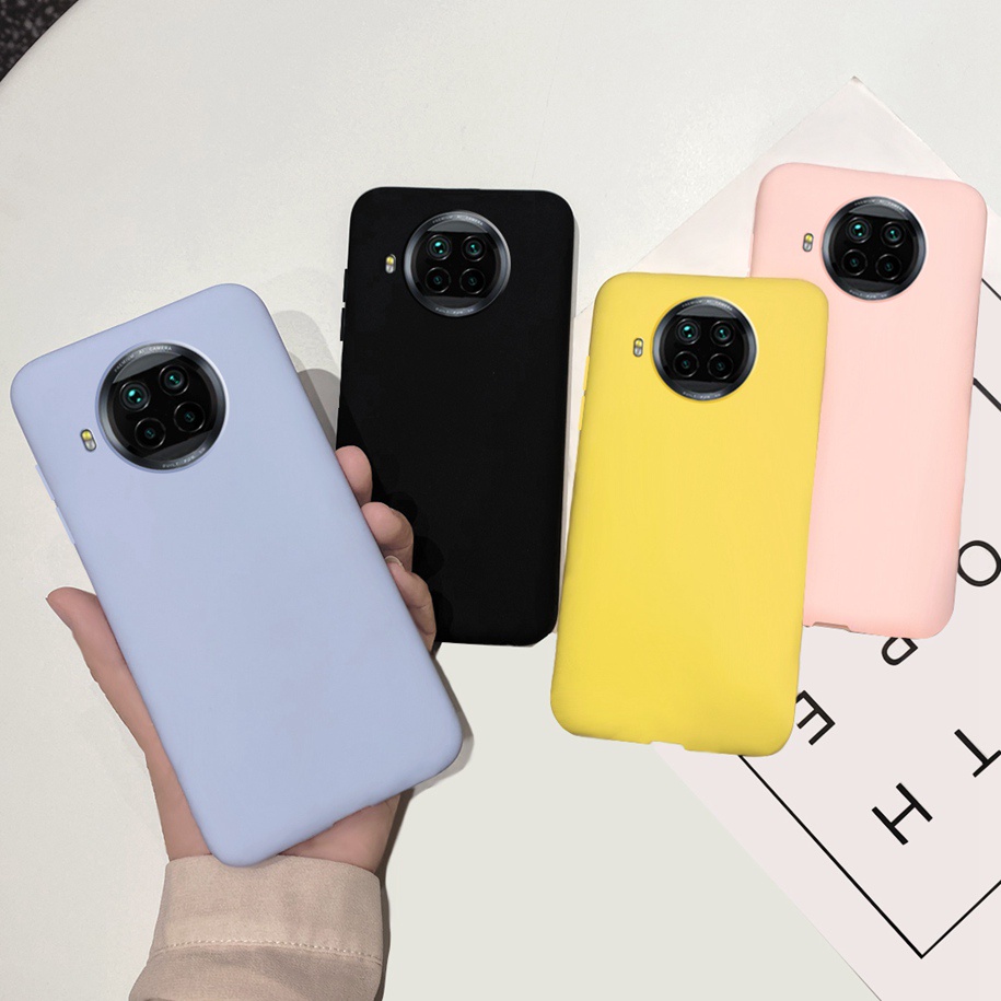 Ốp điện thoại mềm màu trơn 6.67 inch dành cho Xiaomi Redmi Note 9 Pro 5G Xiaomi Mi 10T Lite Mi10i 5G