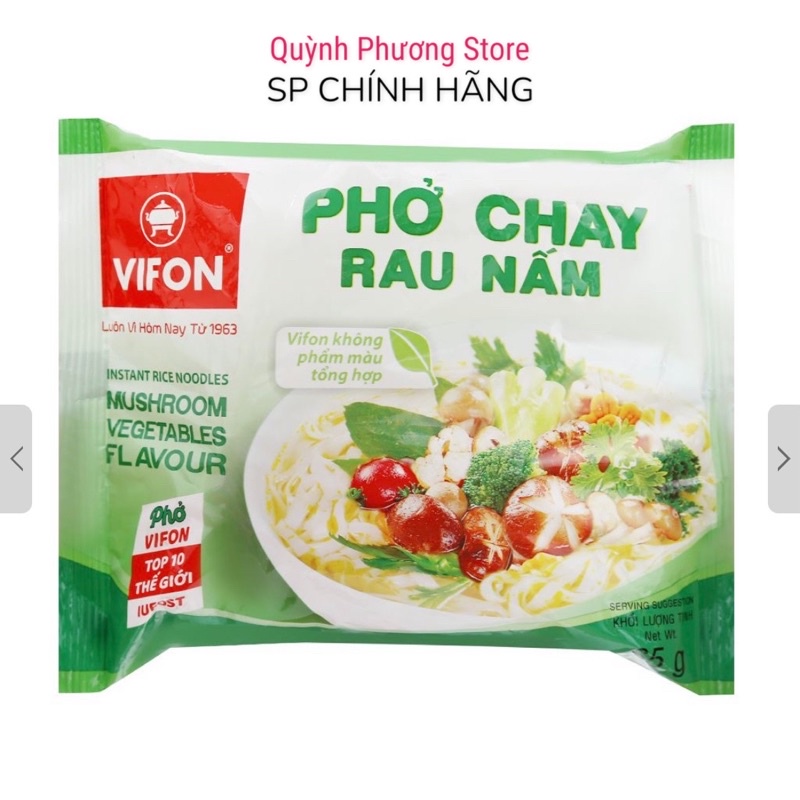 Phở Chay Rau Nấm VIFON 65g