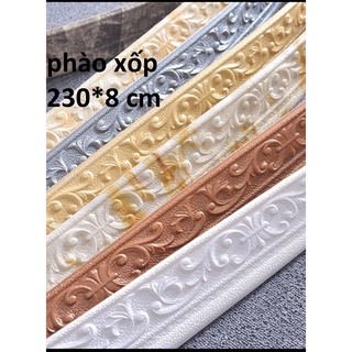Phào Chỉ Nẹp Xốp Dán Tường 3D Sẵn Keo , khổ 230*7cm, 230 *4,5 cm Giá Rẻ Nhất
