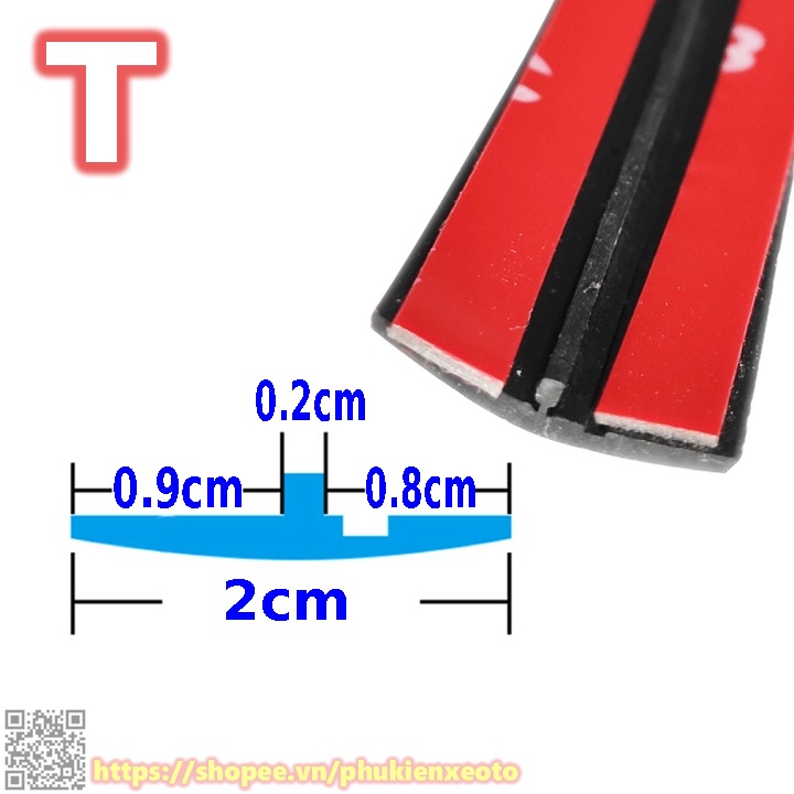 Gioăng Cao Su Chữ B, D, T, Z, P Chống Ồn Ô Tô Dán Cửa Xe Chống Bụi.