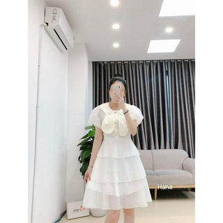 Min's Shoes - Váy Lụa Hàn Công Chúa Tay Bèo 58