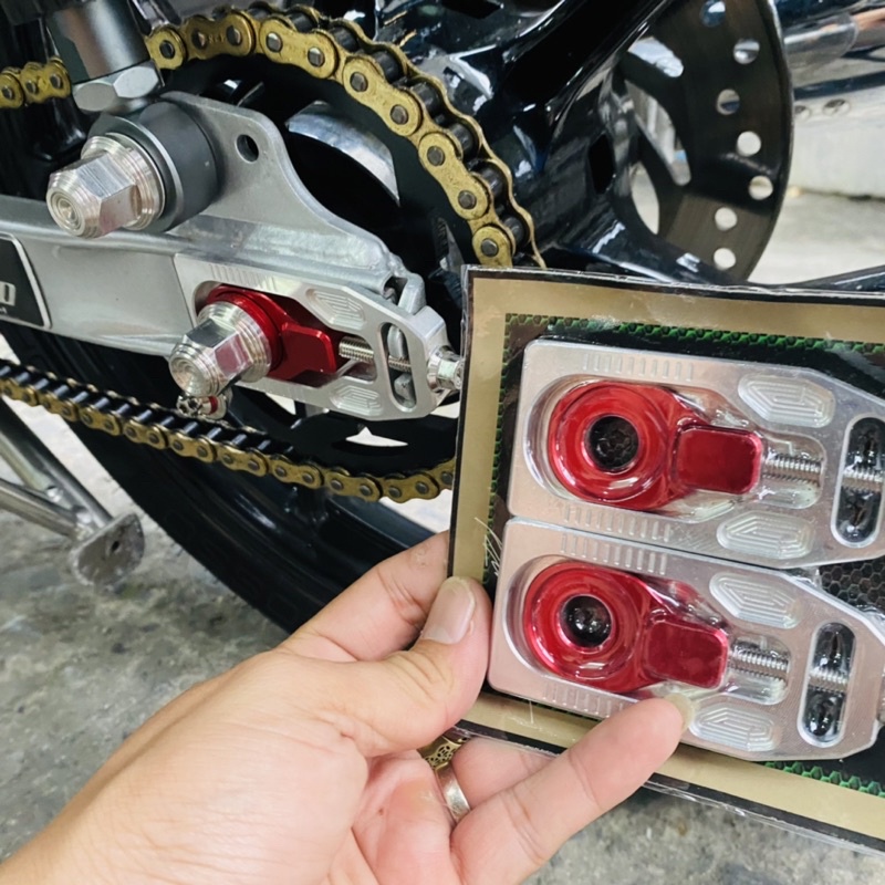 Pát tăng sên nhôm mẫu Thái mới cho Wave dream kèm ốc Salaya V2