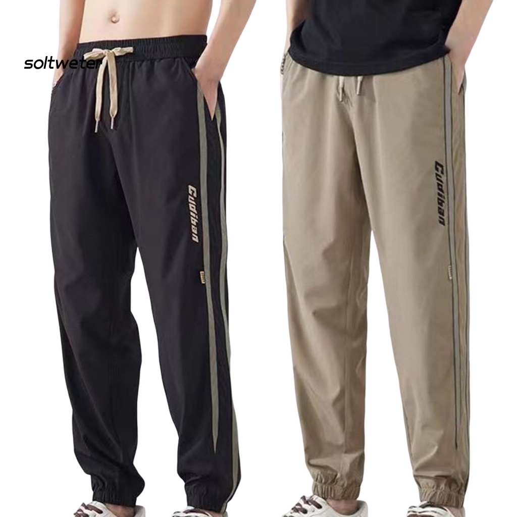 Quần Dài Lưng Vừa Buộc Dây Phong Cách Đường Phố Cá Tính Cho Nam