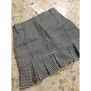Sẵn Chân váy đuôi cá kẻ màu đen (có ảnh thật)