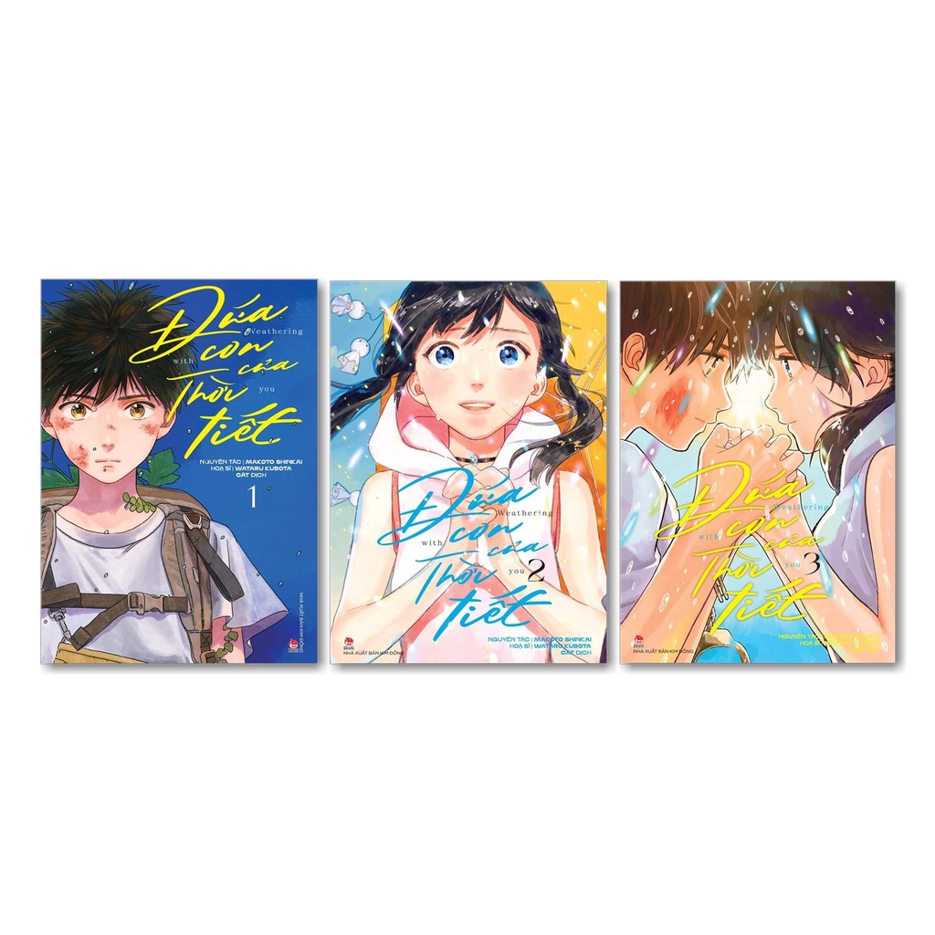 Truyện tranh - Boxset Manga Đứa Con Của Thời Tiết (3 Cuốn)