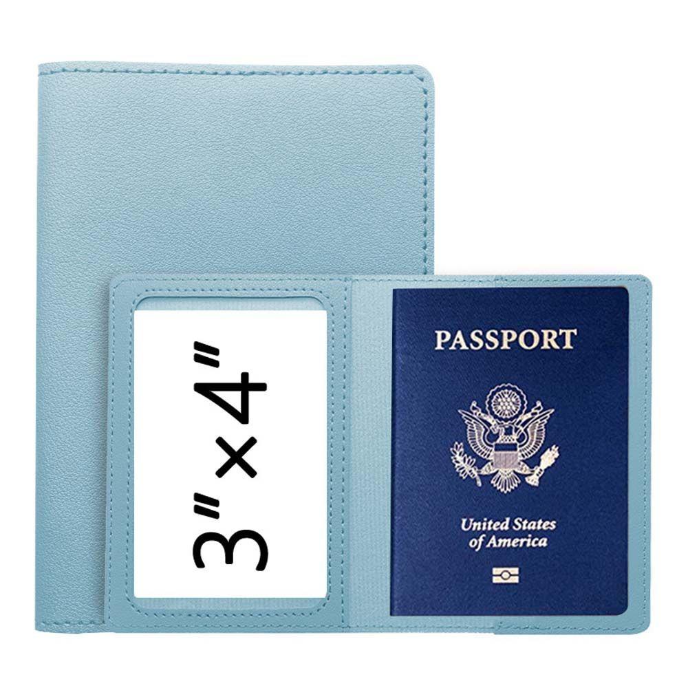 Ốp Bọc Hộ Chiếu Bằng Da PU in Tên ID Dành Cho Nam Và Nữ