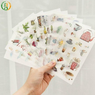 Bộ hình dán họa tiết dễ thương xinh xắn dùng trang trí điện thoại và album ảnh