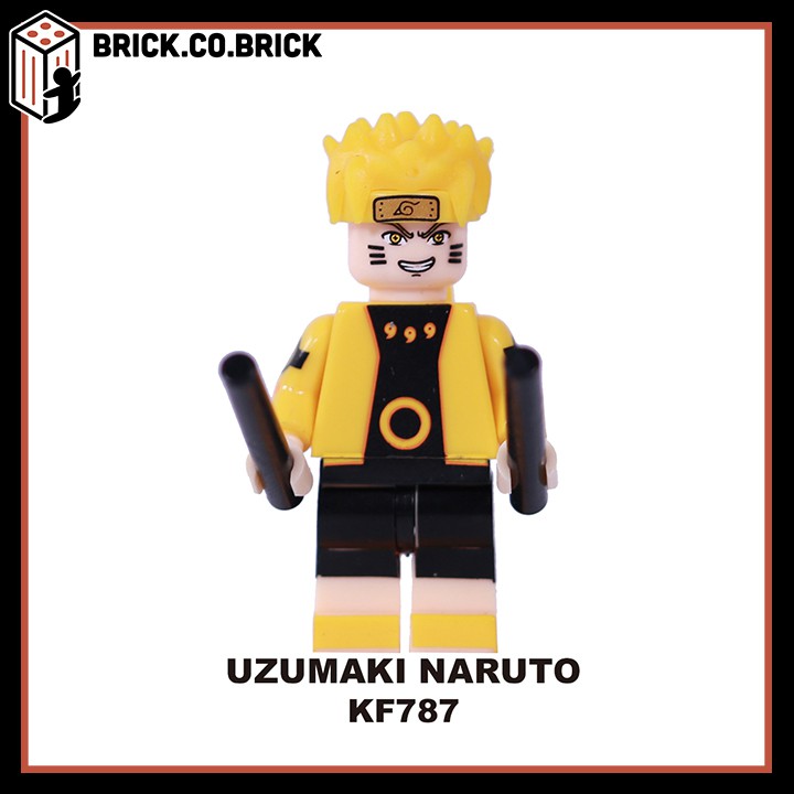 Jiraiya Itachi Sasuke Naruto Kakashi Đồ Chơi Lắp Ráp Non Lego Anime Ninja Naruto Mô Hình Minifigure KF6078