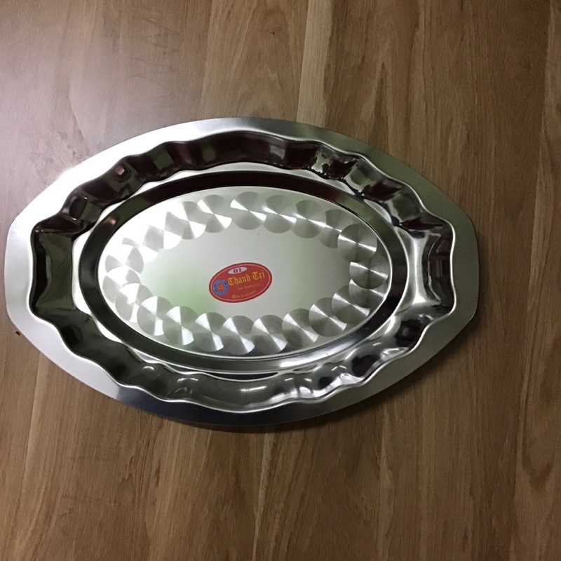 Đĩa bầu dục ,đĩa cá ,đĩa hột xoài inox cao cấp ,đựng thức ăn loại cạn và sâu
