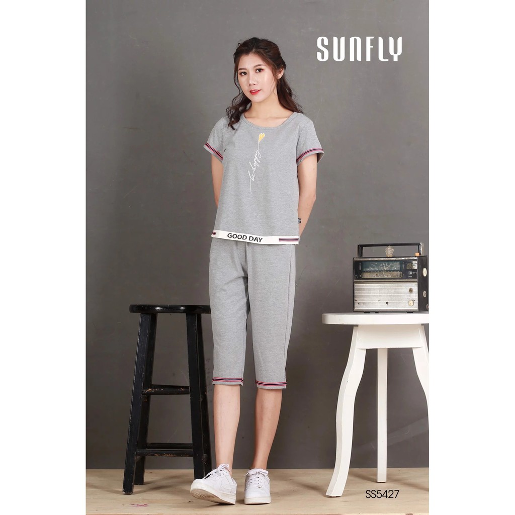 SS5427 BỘ MẶC NHÀ ÁO CỘC TAY, QUẦN LỬNG | BigBuy360 - bigbuy360.vn