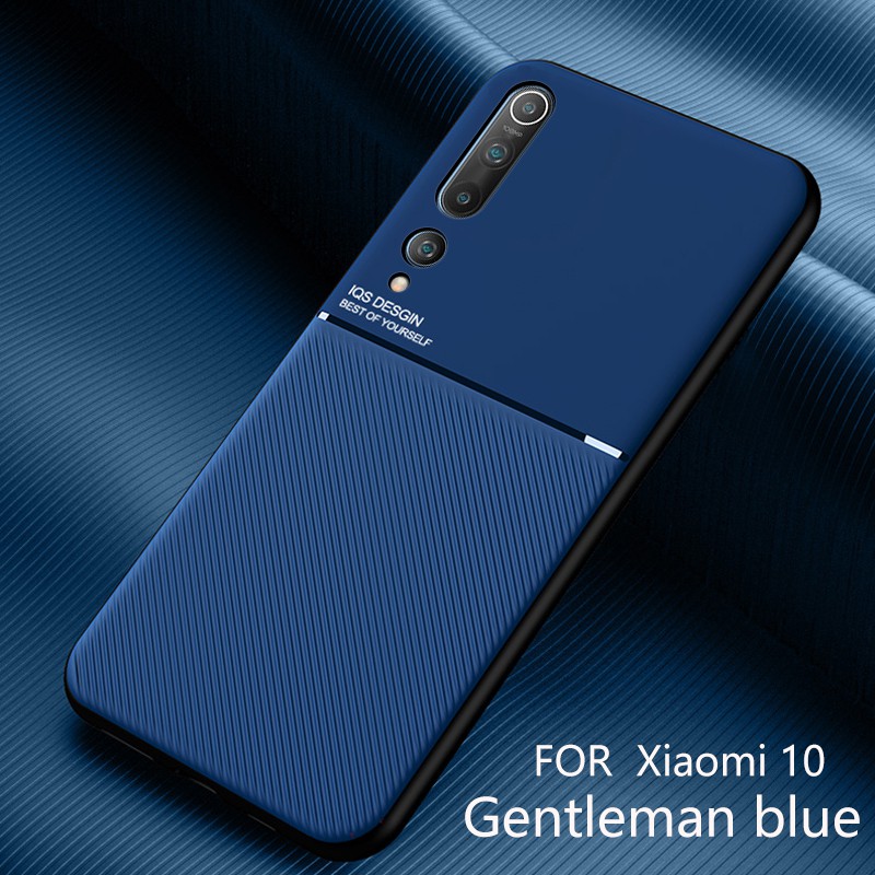 Ốp điện thoại phối da từ tính chống sốc cho Xiaomi Mi 10 8 Pro 9 SE Lite 10 8 Pro 9SE 8Lite Note 10