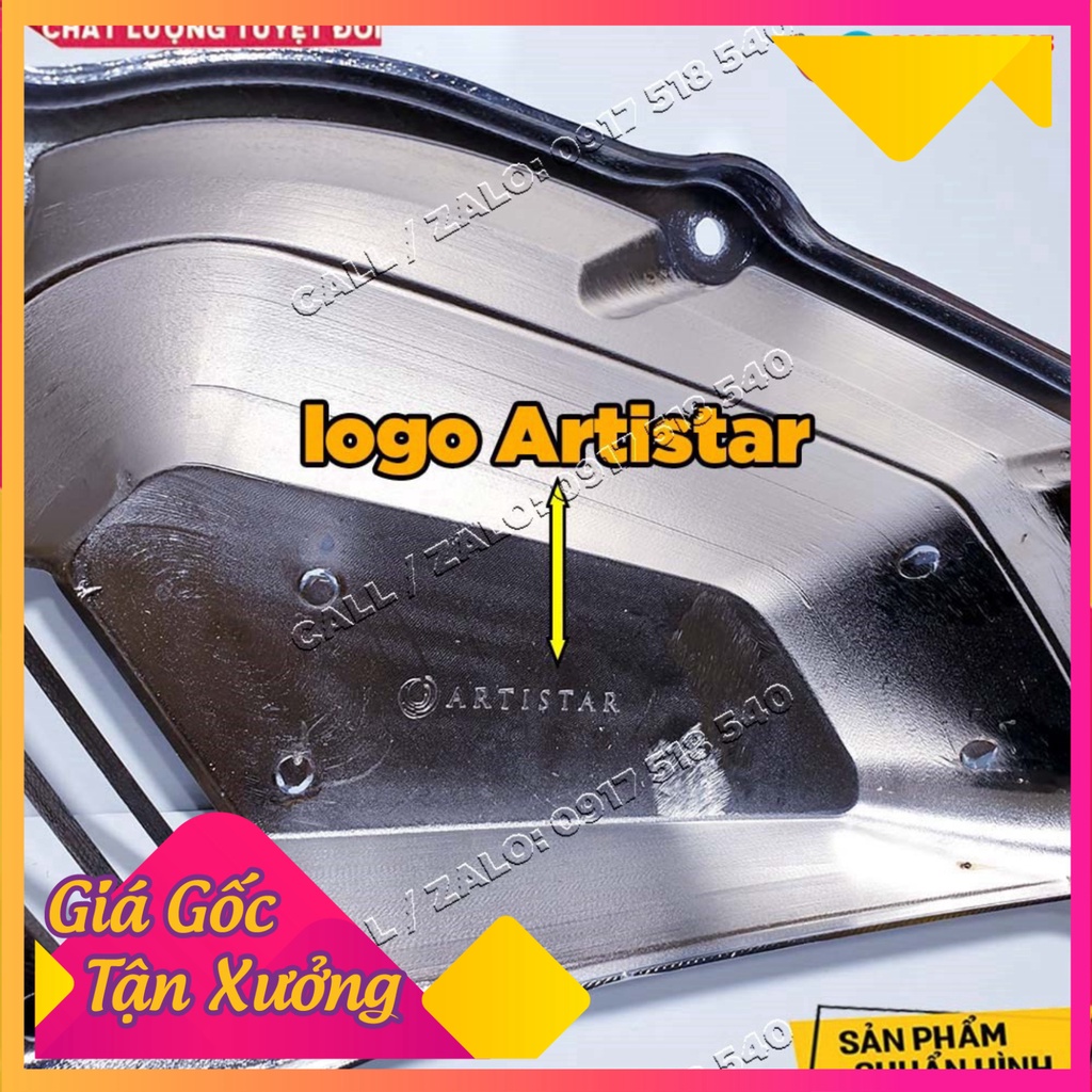 Bộ Ốp Xi Crom Gắn SH 2020 Hàng Artistar ( có bán lẻ từng món ) (Ảnh Sp thật)