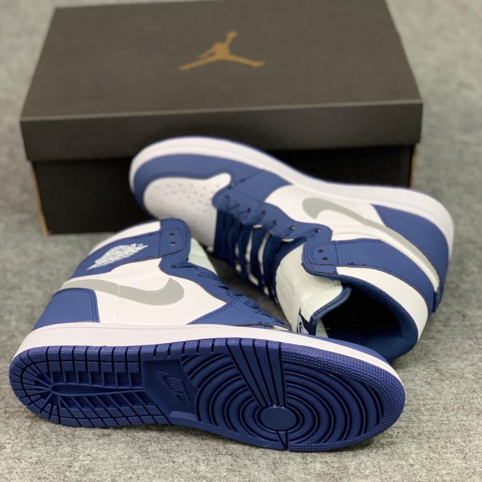 Giày thể thao Jodan NAVY hight, giày jodan xanh than cổ thấp, cổ cao cả nam và nữ hàng Full Box | BigBuy360 - bigbuy360.vn