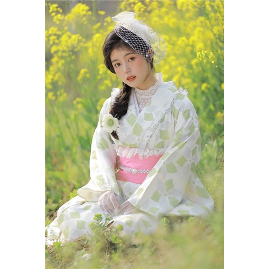 Kimono tiểu thư trang phục truyền thống nhật bản ( sẵn )
