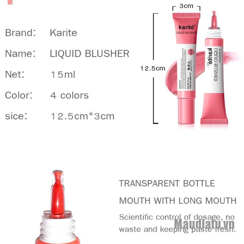 OneMetert☀Blush Liquid Natural Long-lasting Waterproof Rouge No-fading Face Contour