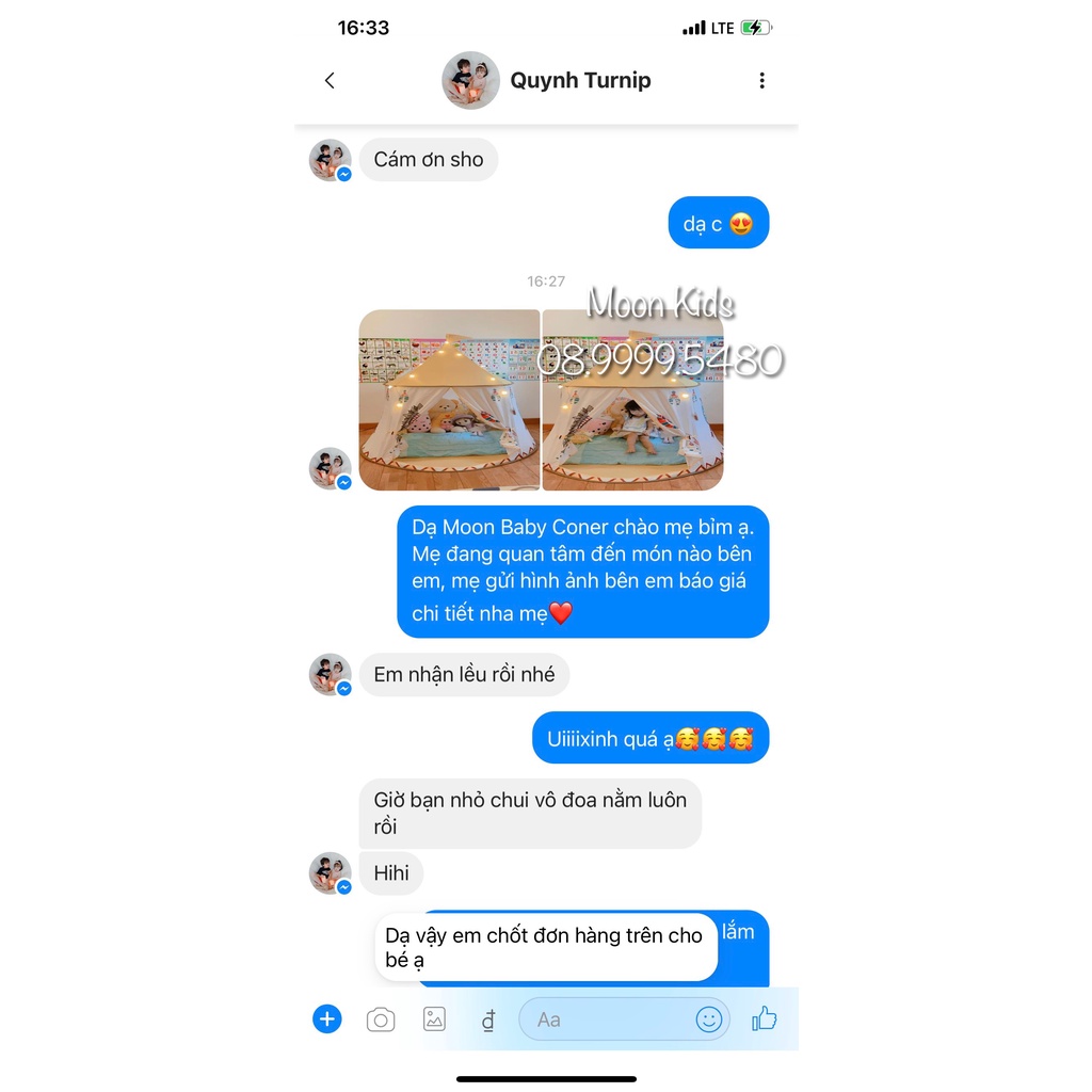 Lều Hoàng Tử Công Chúa⚡FREESHIP⚡Lều Thổ Dân Siêu Dễ Thương Mẫu Mới Nhất 🎊