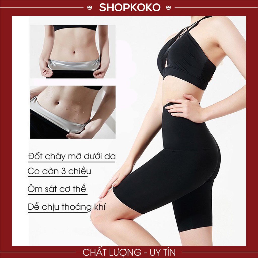 Quần Sinh Nhiệt Legging Giảm Cân BORN UNCOMMON, Quần Tập Gym Tan Mỡ Kích Thích Đổ Mồ Hôi Giảm Cân Nhanh 0407