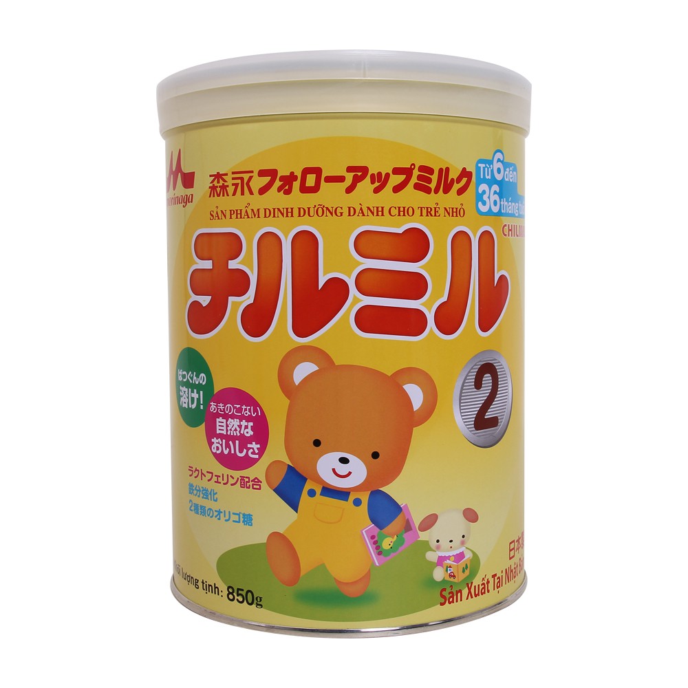 SỮA MORINAGA NHẬP KHẨU SỐ 2 850G hàng chính hãng do Lê Mây phân phối)