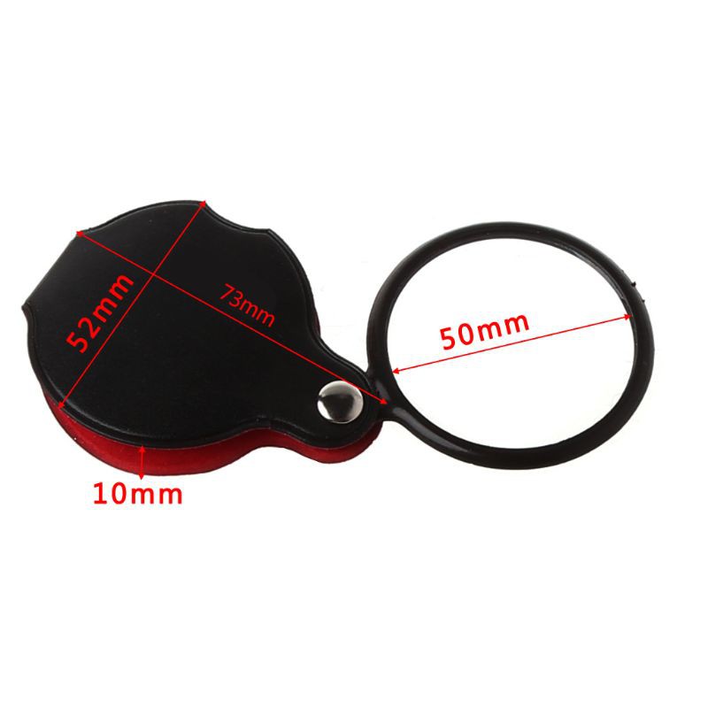 Kính Lúp Mini Bỏ Túi 8x 50mm