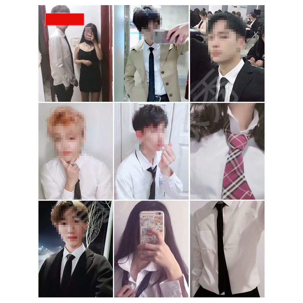 Cà vạt màu trơn thời trang công sở thanh lịch dài 140cm