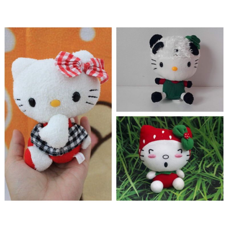 Gấu bông Hello Kitty size móc khóa
