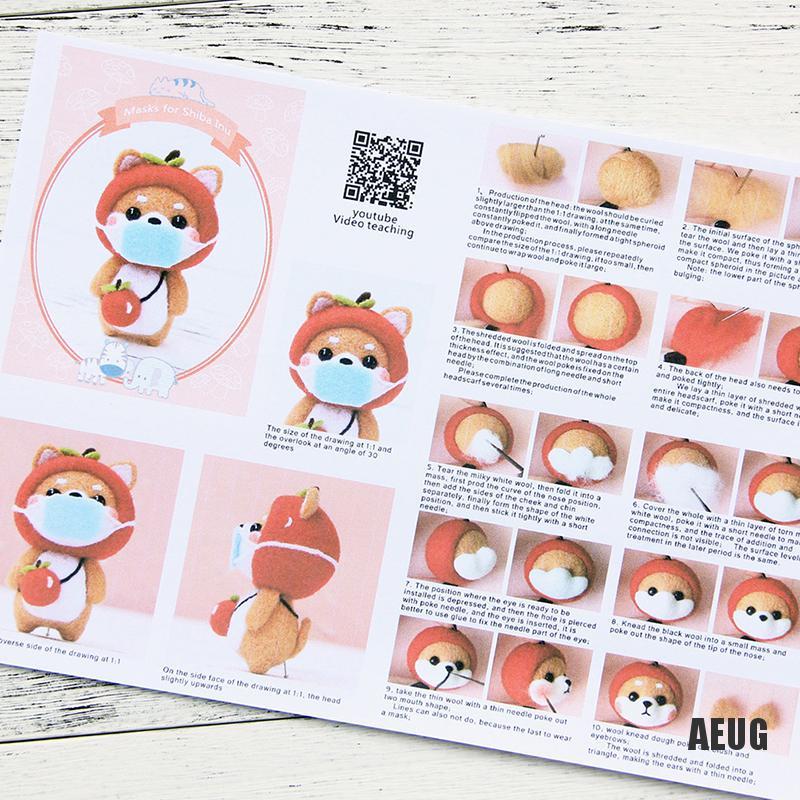 Bộ Dụng Cụ Làm Đồ Thủ Công Hình Thú Bông Đáng Yêu Tiện Lợi