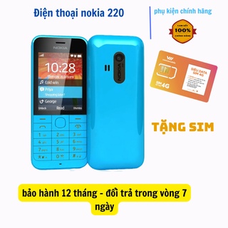 [CHÍNH HANG] Điện Thoại Nokia 220 2sim 2 sóng pin cực khỏe