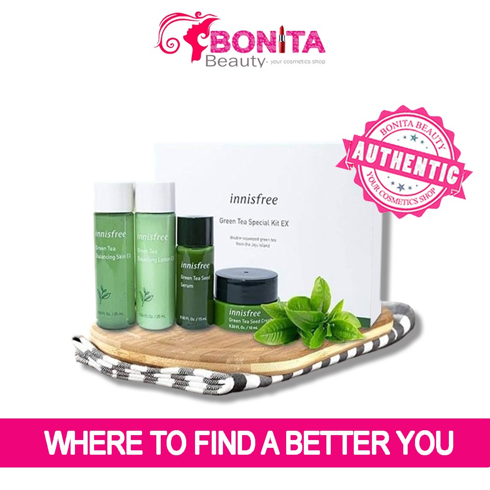 Bộ Dưỡng Da Trà Xanh Innisfree Green Tea Special Kit 4 Item | BigBuy360 - bigbuy360.vn