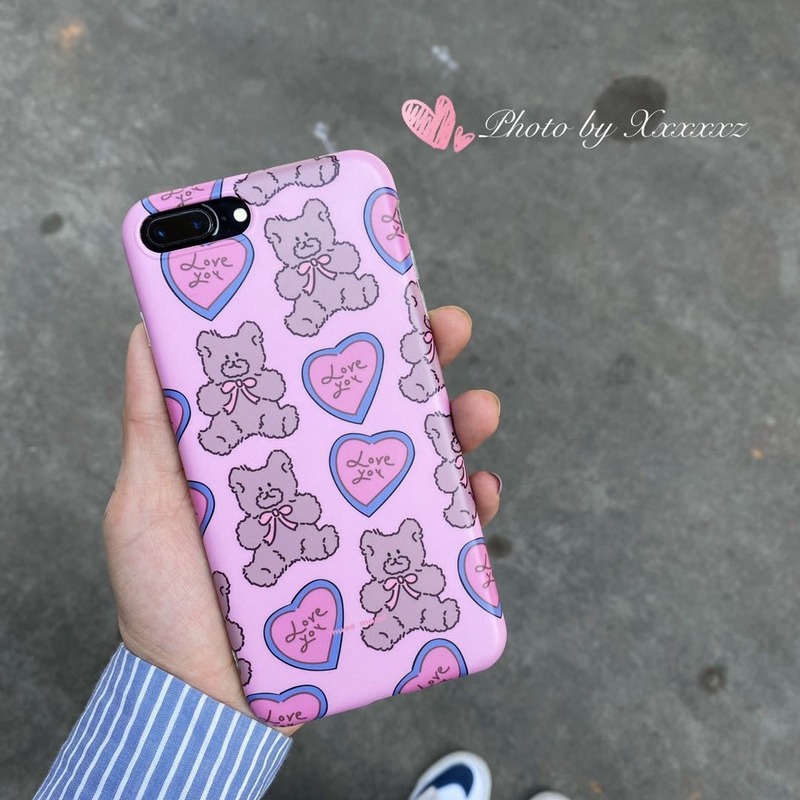 Dễ Thương Ốp Điện Thoại Mềm Hình Gấu Đáng Yêu Cho Iphone X 8plus Xs / Xr | BigBuy360 - bigbuy360.vn