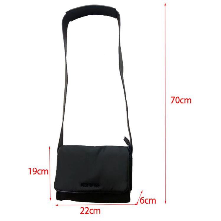 ⚡️[Mirror Quality] - Túi Đeo Chéo FEAR OF GOD Black Crossbody Bag FOG