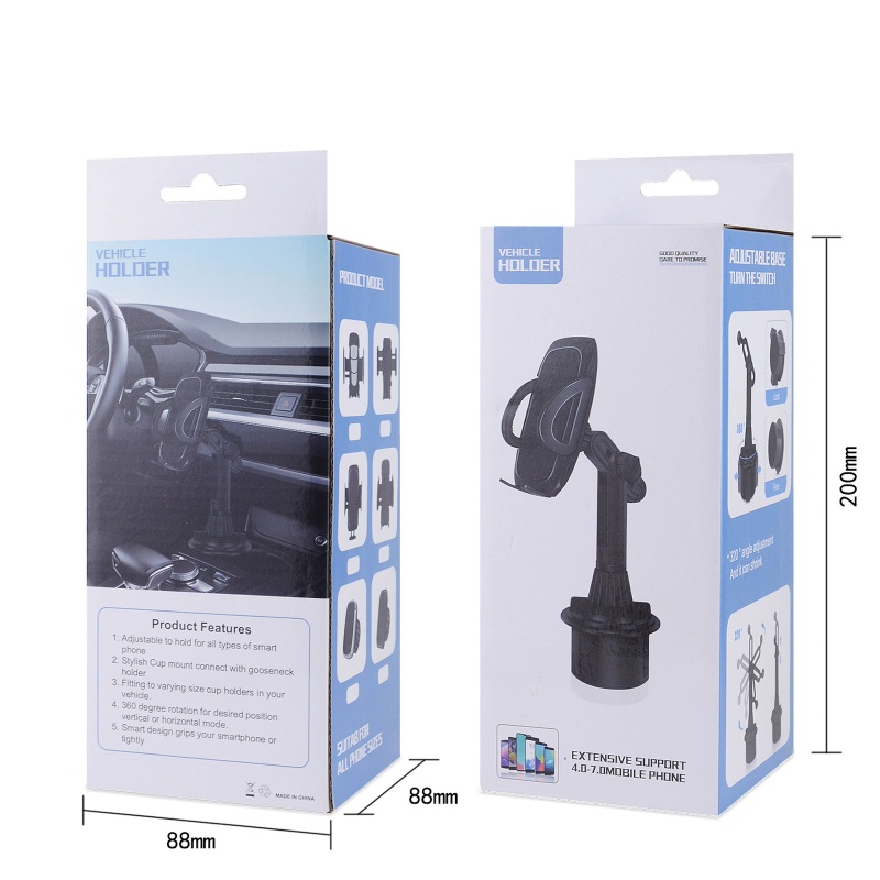 Giá Đỡ Điện Thoại 4-13 &quot;Xoay 360 Độ Gắn Xe Hơi / Xe Tải SUV