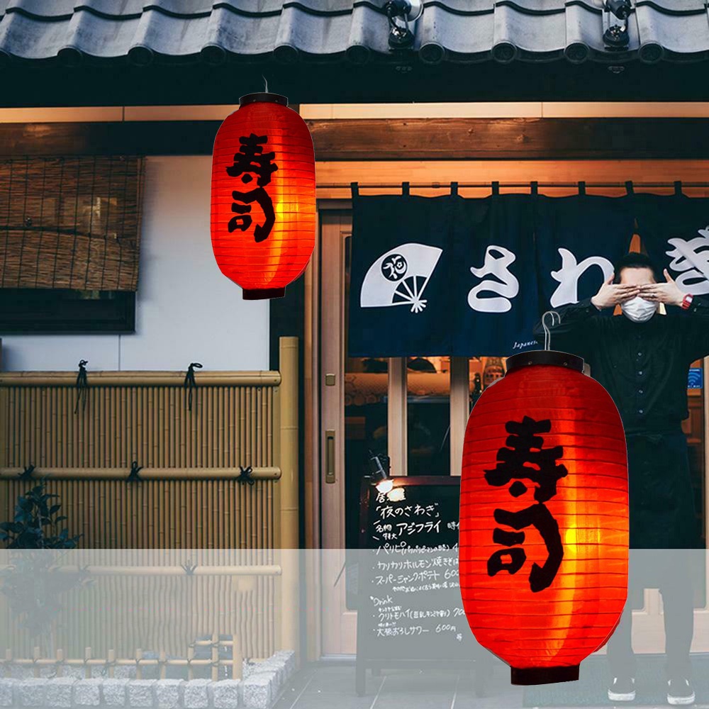 Đèn Lồng 10 Inch Chống Thấm Nước Phong Cách Nhật Bản Dùng Để Trang Trí Nhà Hàng