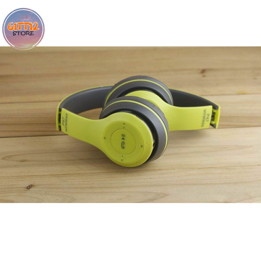 Tai Nghe Chụp Tai Bluetooth P47 Không Dây Cao Cấp 4 Trong 1 | BigBuy360 - bigbuy360.vn