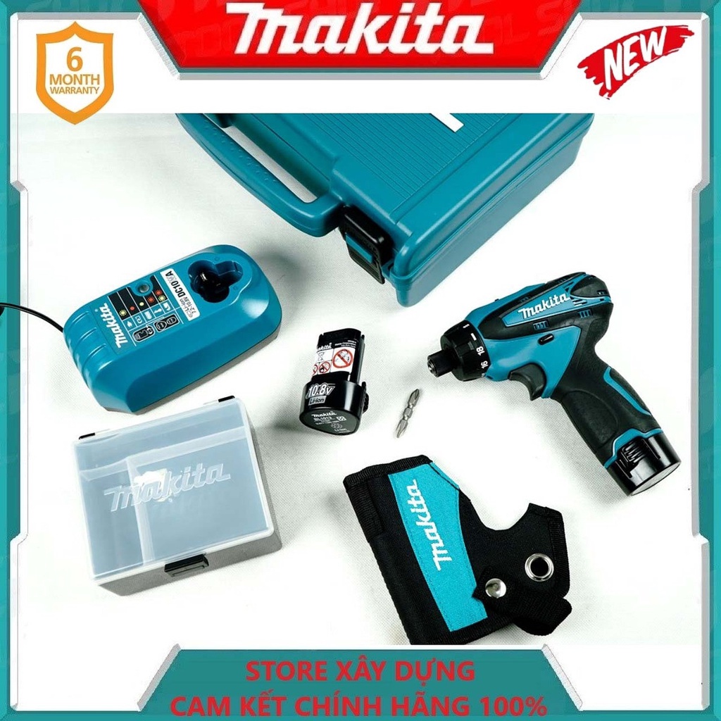 MÁY KHOAN VẶN VÍT DÙNG PIN 12V MAKITA DF030DWE- HÀNG CHÍNH HÃNG