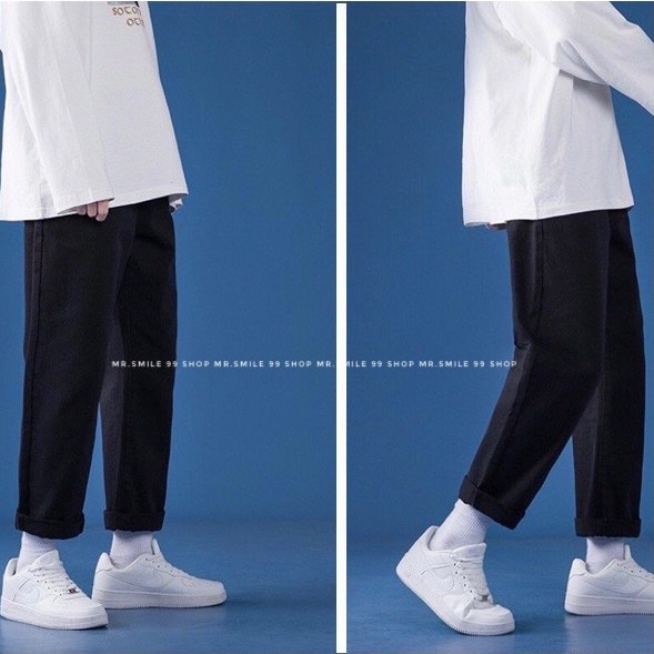 Quần Jean Baggy ống Suông Rộng Gen Z Nam Nữ Xu Hướng Hot Trend unisex Mr Smile 99 Shop