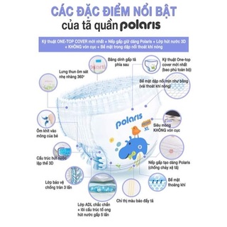 Tã/ Bỉm Polaris Nội địa Hàn Quốc đủ size  S34/ M32/ L24/ XL22/ XXL20