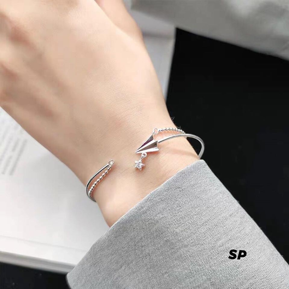 LẮC TAY MÁY BAY BẠC TA CAO CẤP