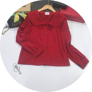 (sale) áo sơ mi nữ tay dài cổ nơ (video+ảnh thật)