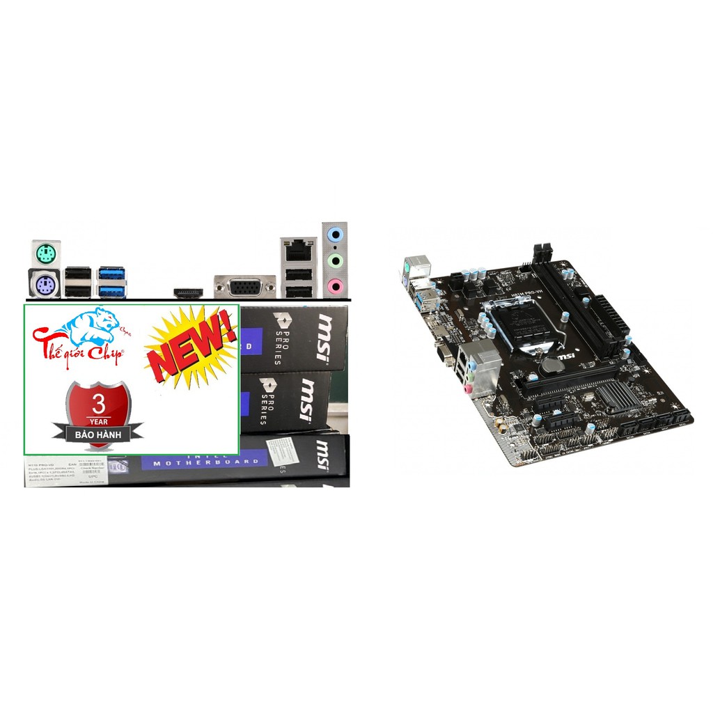 Bo Mạch Chủ (Mainboard) MSI H81M Pro-VH (CTY Box-3 Năm)