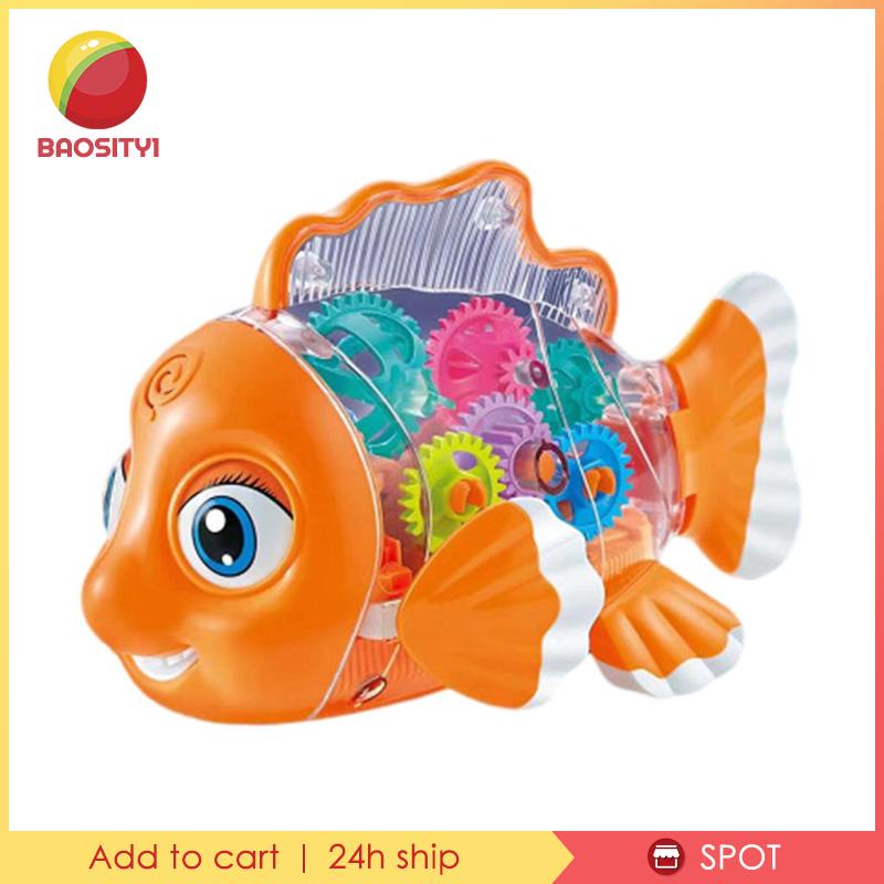 [Baosity1] Đồ Chơi Đèn LED Đuôi Xoay Có Nhạc Thông Dụng Làm Quà Tặng