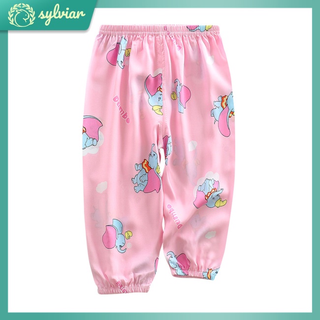 Quần Dài Cotton Siêu Mỏng Chống Muỗi Cho Bé 1-5 Tuổi